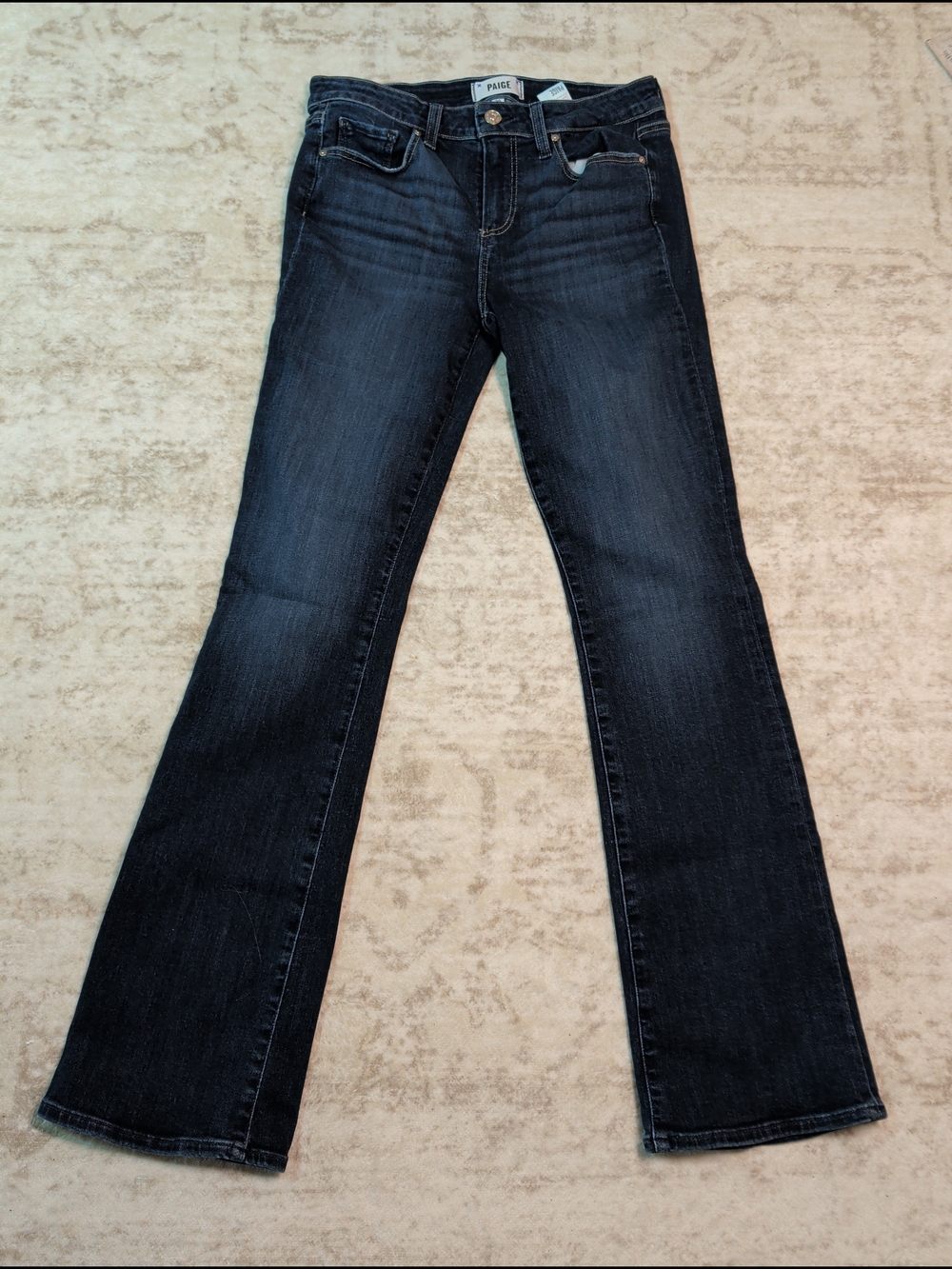 PAIGE Dark Wash Bootcut Jeans for Women